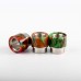 PREMIUM WIDE BORE 810 RESIN STAINLESS STEEL DRIP TIPS FOR 528 KENNEDY GOON RDA